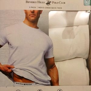 🐎👕 NWT Beverly Hills Polo Club Men's 3 Pack Crew Neck Tee 👕🐎